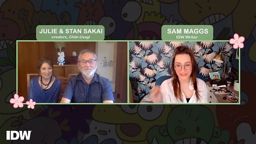 1.9K views · 35 reactions | The ULTIMATE Usagi family project! Hear how Stan Sakai & Julie Sakai worked together to create Chibi-Usagi: Attack of the Heebie-Chibis with Sam Maggs | IDW Publishing | Facebook