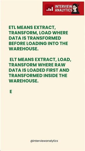 What’s the difference between ETL and ELT? #dataengineeringessentials
