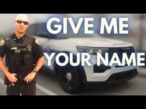 Cop Gets OWNED By Female Veteran (I.D Check Refusal)
