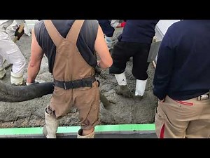 土間コンクリートの施工