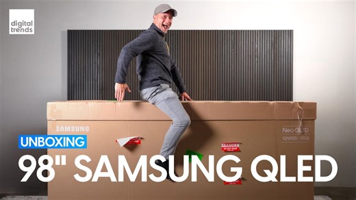 Unboxing Samsung’s largest QLED: 98” QN90D first look