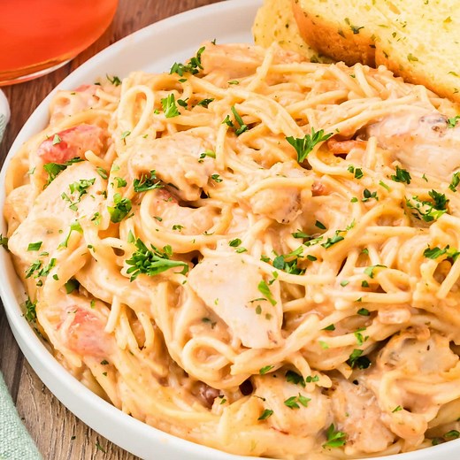 The Best Chicken Spaghetti