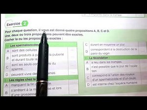 SVT 2AC: QCM sur la reproduction chez l'homme (partie 1 ) ☘