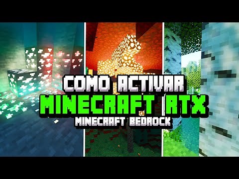 COMO ACTIVAR MINECRAFT RTX en MINECRAFT BEDROCK