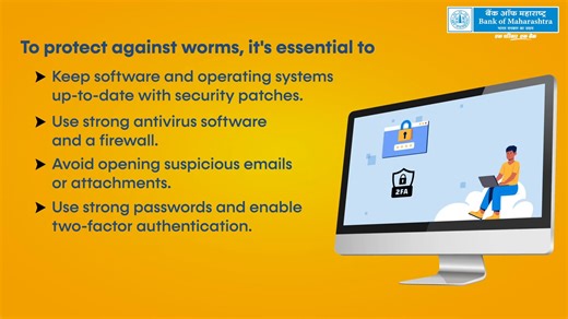 4.8K views · 53 reactions | This week, Miss Sayani explains the concept of computer worms and the threats lurking online. Learn how these malicious programs operate and how to protect yourself against them. Watch Now! Stay tuned every Wednesday for Miss. Sayani ke Sayane Cyber Tips! #BankofMaharashtra #Mahabank #CyberSecurity #MissSayaniKeSayaneCyberTips #ComputerWorms | Bank of Maharashtra | Facebook
