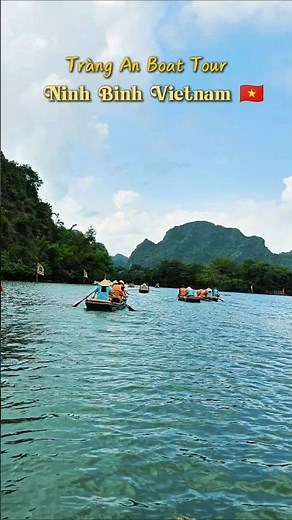 Exploring #vietnam Hidden Gem 🇻🇳 Trang An Boat Tour #travel #explore #naturelovers #boating #shorts