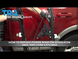 How to Replace Power Window Regulator 2002-2005 Ford Explorer