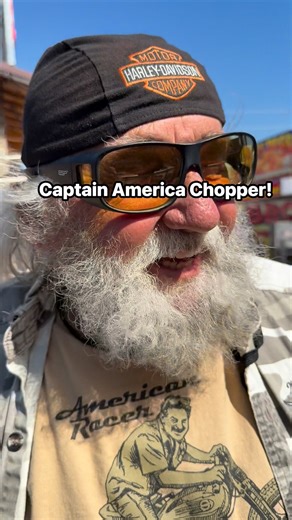 Captain America Chopper! | CycleDrag