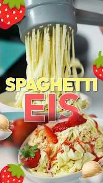 It’s so easy to make spaghetti ice cream at home!