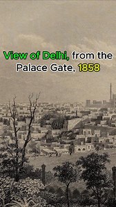24K views · 840 reactions | View of Delhi, from the Palace Gate, 1858 #delhi #india #warofindependence #1857 #Mughal #england #eastindiacompany #bahadurshah #mughalempire | Mughal Unity | Facebook