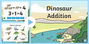 Dinosaur Combining Two Groups PowerPoint