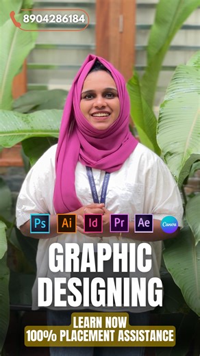 Interns Skilltalk on Instagram: "Start Your Creative Career Today! Graphic Designing is not just a trend anymore — it is a high-demand skill required in education, healthcare, IT, business, social media marketing, media channels, branding and advertising. If you learn designing, opportunities will automatically find you. In this course, you will learn Photoshop, Illustrator, InDesign, Canva, Premiere Pro and everything needed to work as a professional graphic designer. No prior experience requir