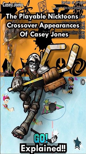The Playable Nicktoons Crossover Appearances Of Casey Jones Explained!!