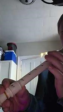how to play gently sleep on the recorder