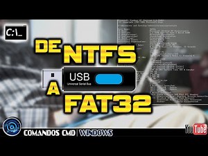 CONVERTIR PENDRIIVE DE NTFS A FAT32
