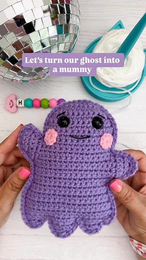 3.4K views · 52 reactions | When your ghost decides to crash Halloween in full disguise... we’ve got ourselves a mummy! This little wrap turned our Ghost Kawaii Cuddler into the cutest mummy on the block. Perfect for spooky-cute decor or gifting! #halloweencrochet #ghostcrochet #mummycrochet #mummyamigurumi #ghostamigurumi | 3amgracedesigns | Facebook