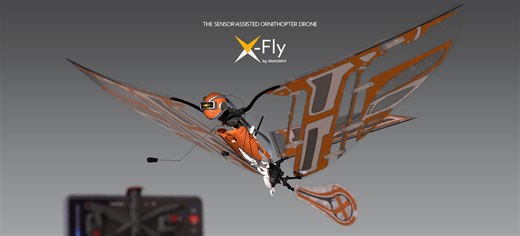 Watch  Bionic Bird X-Fly sensor-assisted flying ornithopter drone on Amazon Live