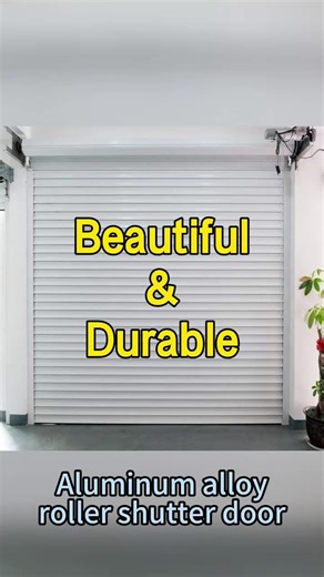 Automatic Aluminum Roller Shutter Supplier Metal Roll up Security Rolling Doors for Garages Storage Commercial Shops