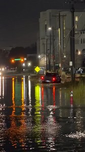 TRAVEL ALERT/Charleston: This vehicle is now stuck on Hagood Ave which is flooded. Please don’t drive down a flooded roadway because it’s hard to tell how deep the water is in the roadway. I did notify authorities to get this person some assistance. | Trooper Bob - ABC News 4 Traffic Tracker