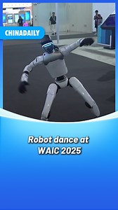 A #robot grooved to beats at the ongoing 2025 World #AI Conference in #Shanghai. #tech | Tech News