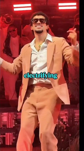 Bad Bunny Shows Off His Moves #badbunny #mostwantedtour#shorts