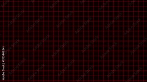 Abstract perspective geometric graph pattern grid video animation, Animated red grid moving video 4k, 4k graph animation video on black grid background, モノクロ ピクセル パーティクル モーション.