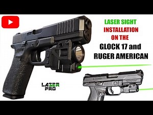 Laser Sights for Glock 17 19 19X 20 22 23 24 31 32 34 35 37 38 44 45 (with rails) & Ruger American