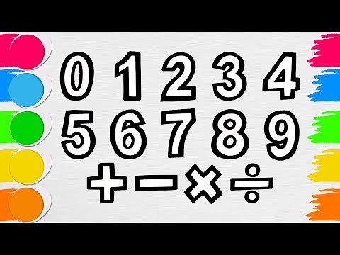 How to Draw Numbers 0 to 9 | Easy Step-by-Step Tutorial for Beginners