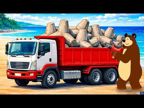 Mechanic Bear Saves the Truck! 🛠️🚛 | Heavy Duty Repair in Action! | The Bear's Garage