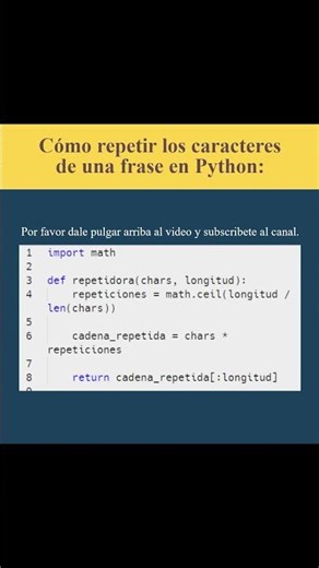 Cómo repetir los caracteres de una frase en Python (AJTekniko)