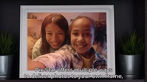 PixStar 15 inch Large Digital Frame WiFi | Free Unlimited Cloud | Share Videos and Photos by Email or App | Motion Sensor | Best USNews Digital Photo Frame 2024 | Large Electronic Picture Frame