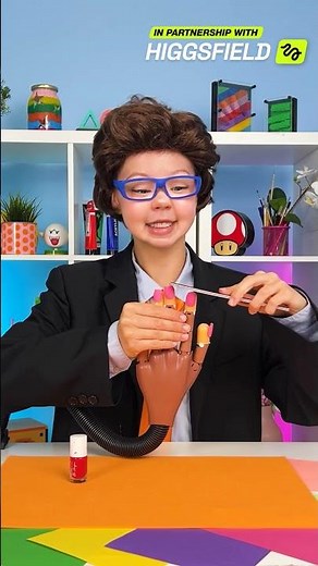لا تُمضغ الأظافر! 💅🚫 رعاية سهلة للأظافر للأطفال! 😲💖