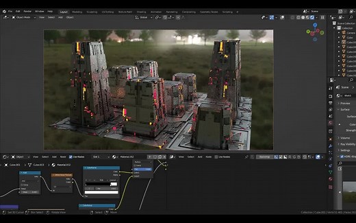 Blender插件 Random Flow 建模教程