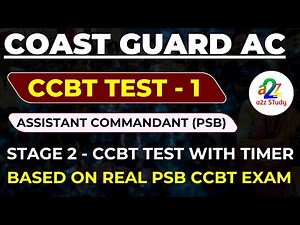 ICG Assistant Commandant PSB CCBT Test – Full Mock Practice Set (Real Exam Pattern)