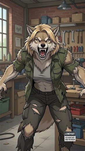 Her Body Started Changing… 🐺 Werewolf Transformation | TF Animation - 6
