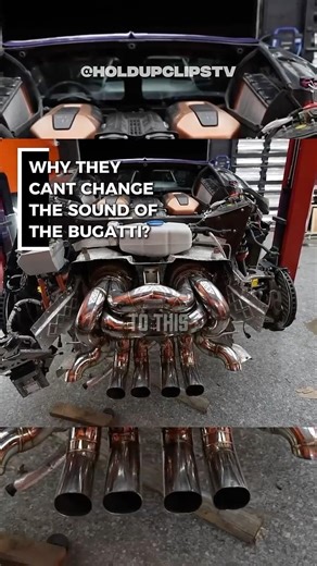 Why Bugatti’s Sound Can’t Be Modified Even With a New Exhaust?!