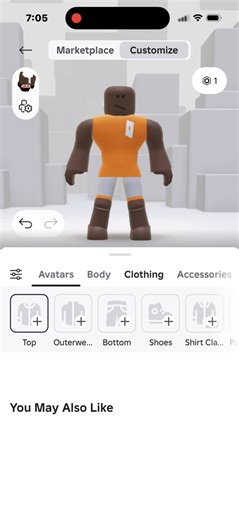 How I made my new avatar #roblox