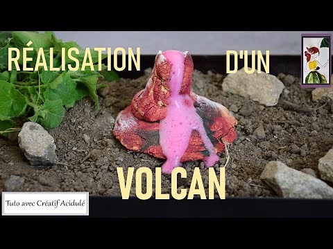 🧪 DIY- Création d'un volcan et réalisation de son éruption 🌋