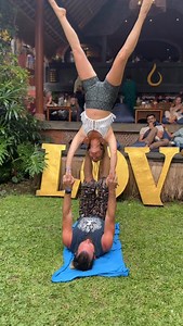 1.1K views · 97 reactions | This is a Puzzle Piece washing machine with @mirayoga and @jacobbrownacro. This machine was first made by @acroyogafoodie. I love it because it has a complex mix of moves and does everything both sides. | Jacob Brown | Facebook