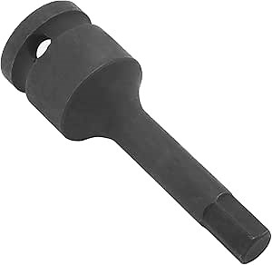 Utoolmart Hex Impact Bit Socket, 1/2-Inch Drive Allen Bit Socket, 9mm Hex Impact Socket, Cr-Mo Steel, Master Impact Hex Driver, 1pcs