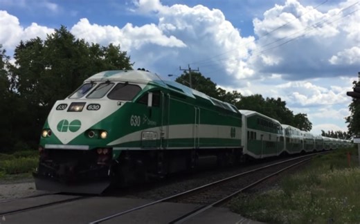 加拿大铁路视频搬运～via和go transit的各种带客运列车哟～铁道鐵道鉄道轨道交通火车迷～