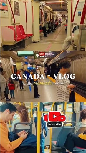 Canada weekend round TTC train and bus enjoy life #canada #viralvideo #follow #canadatamilvlog