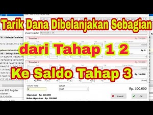 How to Withdraw Partially Used Budget to Become Phase 3 Balance in the 2020 Revised RKAS BOS ARKAS