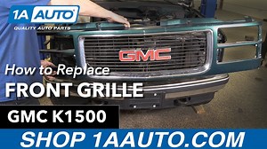 How to Replace Front Grille 1994-98 GMC K1500