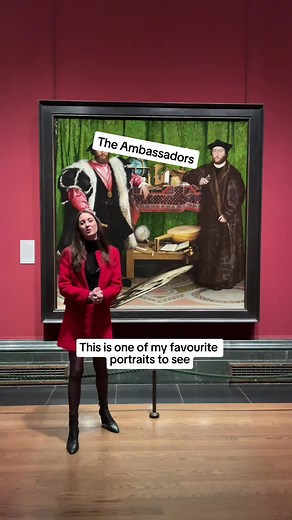 Exploring The Ambassadors by Hans Holbein at National Gallery