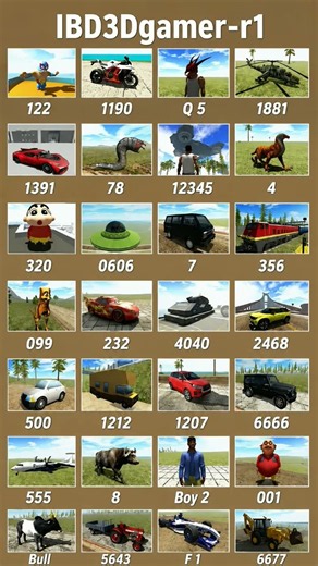 🚗 All New Cheat Codes 2026 | Cars, Bike, UFO & More | Indian Bike Driving 3D