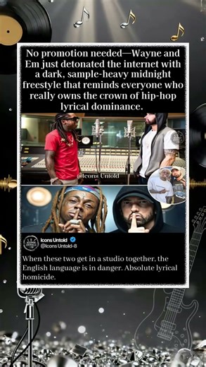 Eminem vs Lil Wayne: The Lyrical Battle We Needed 🔥