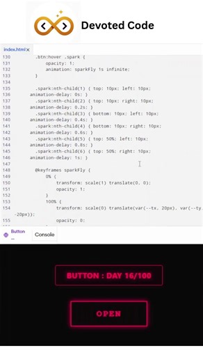 Button 16 /100 #coding #programming #gameplay #html #javascript #webdesign#shorts #buttons