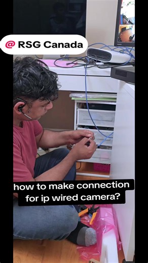 how to make ethernet connection for ip wired camera ? #NetworkCable #Ethernet #Cat6 #Cat7 #Cat8 #LAN #Networking #DataCable #InternetCable #FiberOptic #RJ45 #PatchCable #CableManagement #TechSolutions #ITInfrastructure #HighSpeedInternet #Connectivity #StructuredWiring #Broadband #NetworkingSolutions #ServerRack #WirelessNetworking #Telecom #GigabitEthernet #SmartNetworking #CablingSolutions #TechSetup