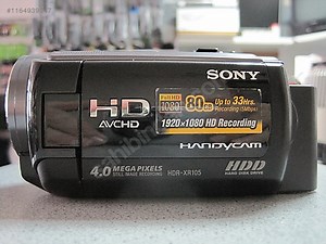 SONY HDR-XR105 HD 80 GB HARD DİSKLİ KAMERA ÇOK ÇOK TEMİZ sahibinden.comda - 1164939347